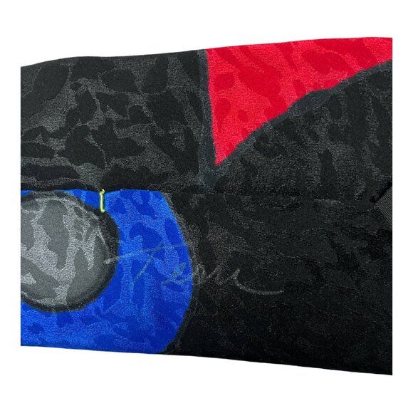 Vtg Robert Daskal for Seeley’s Hand Painted Silk Tie – Abstract Geometric Design - Picture 4 of 6